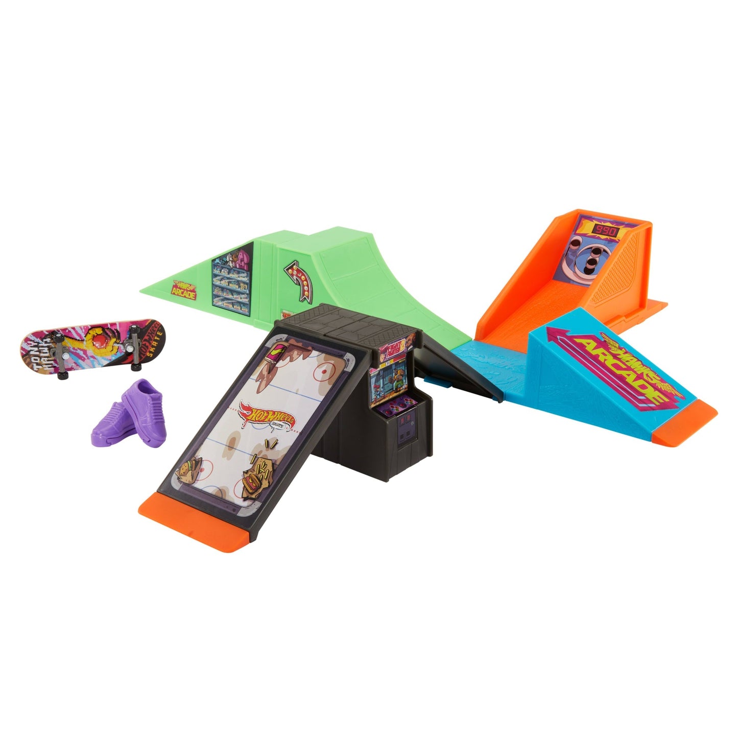 Hot Wheels Skate Pista de Juguete Set Arcade