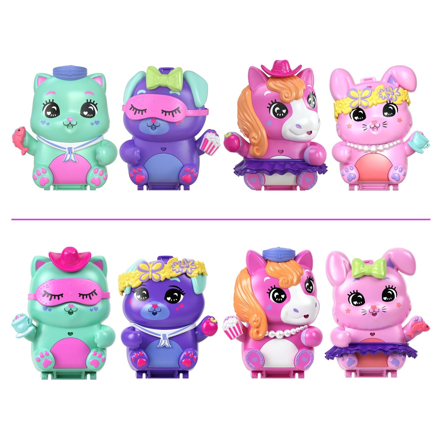Polly Pocket  Coffret  Chat Mousaillon, Micro-Poupée, Chats, Access.