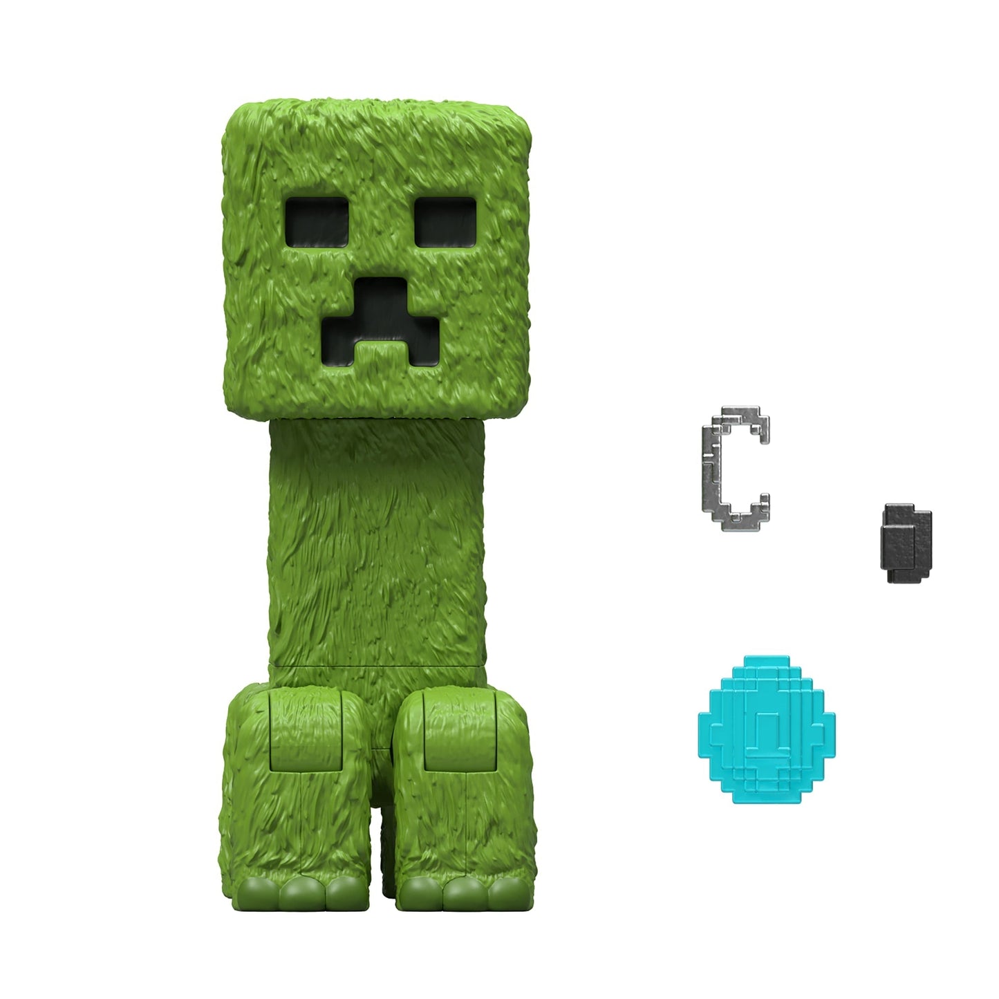 Minecraft-Figurine Articulée Creeper-Taille de 10 Cm et Accessoires