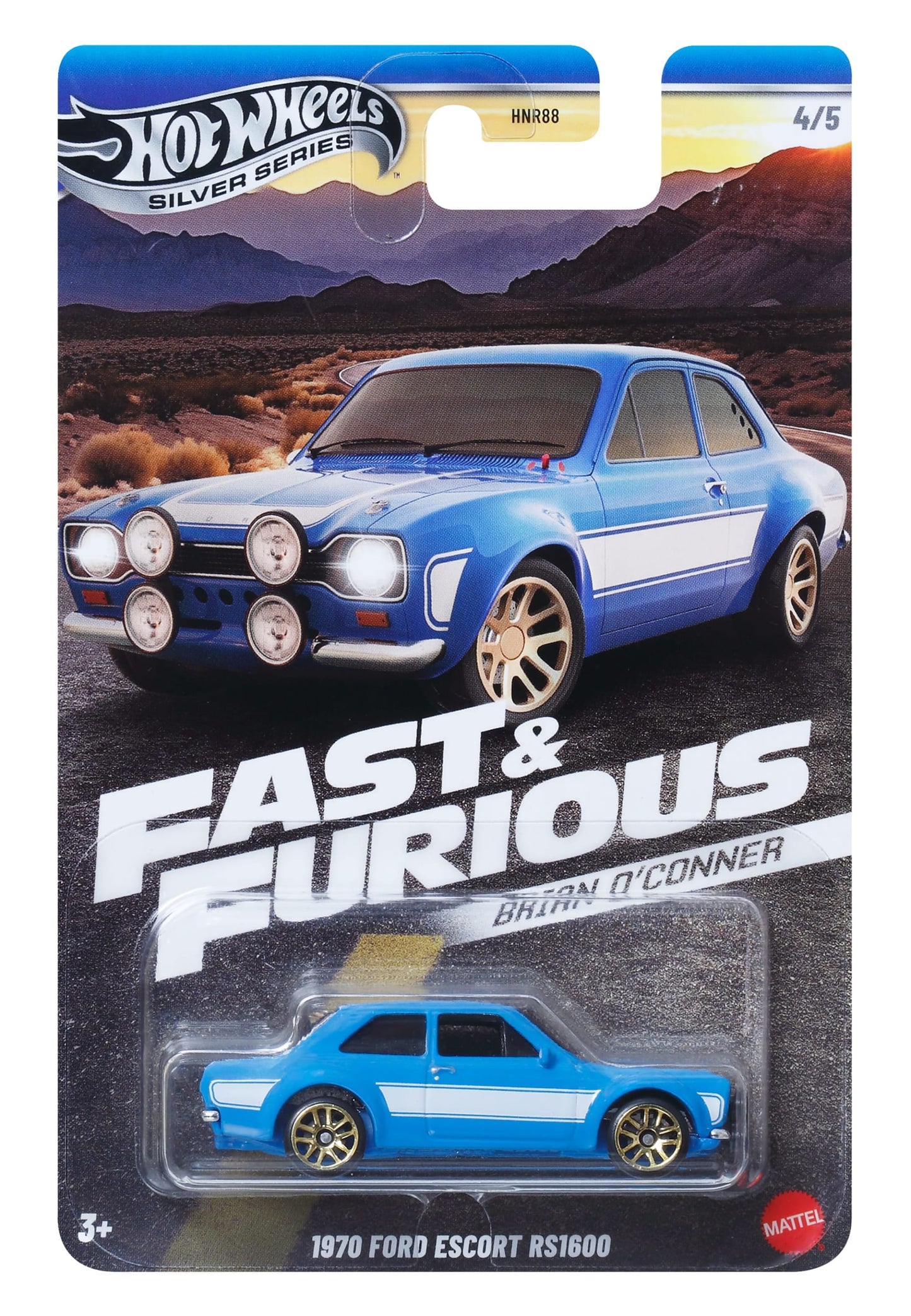 Hot Wheels Collector Vehículo de Colección Fast & Furious Ford Escort RS1600