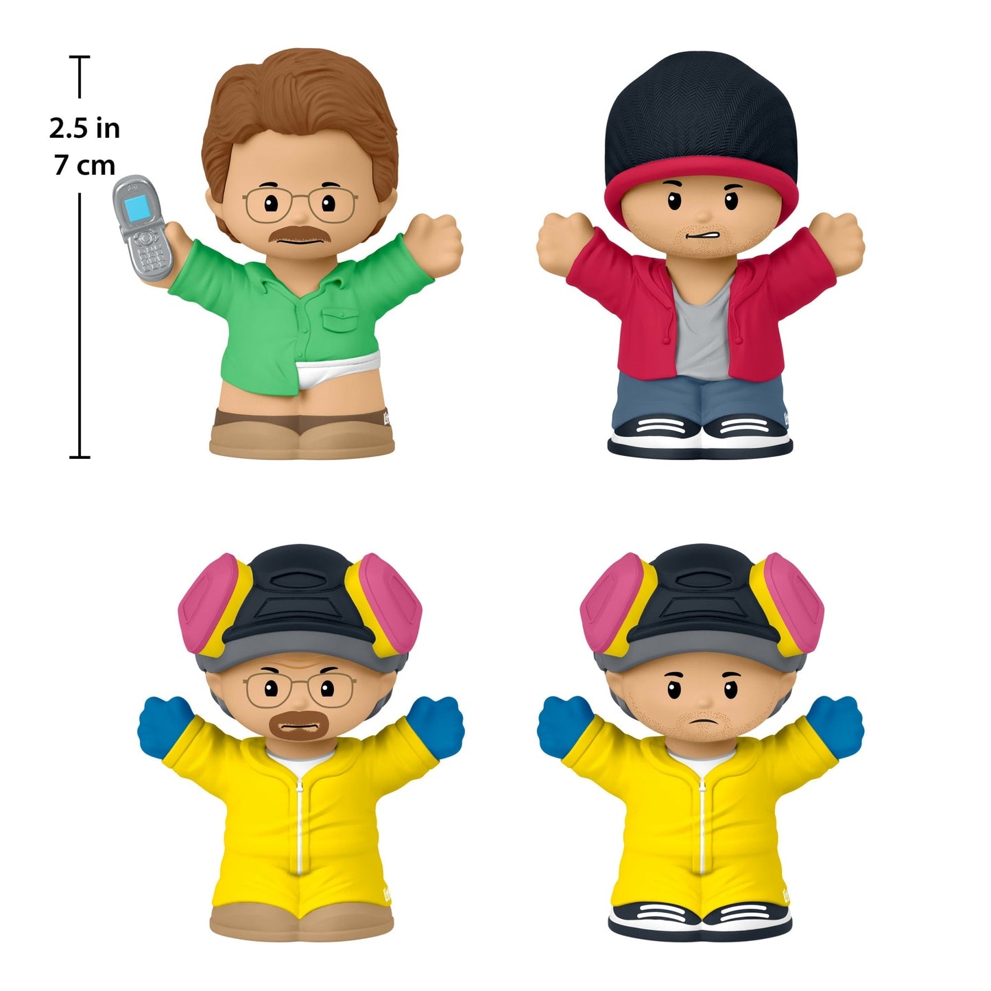 Little People Collector Breaking Bad Tv Show Special Edition Set For Adults & Fans, 5 Figures