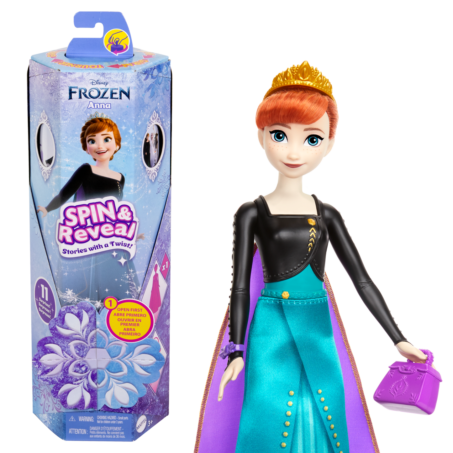 Disney-La Reine des Neiges-Anna-Poupée Surprise