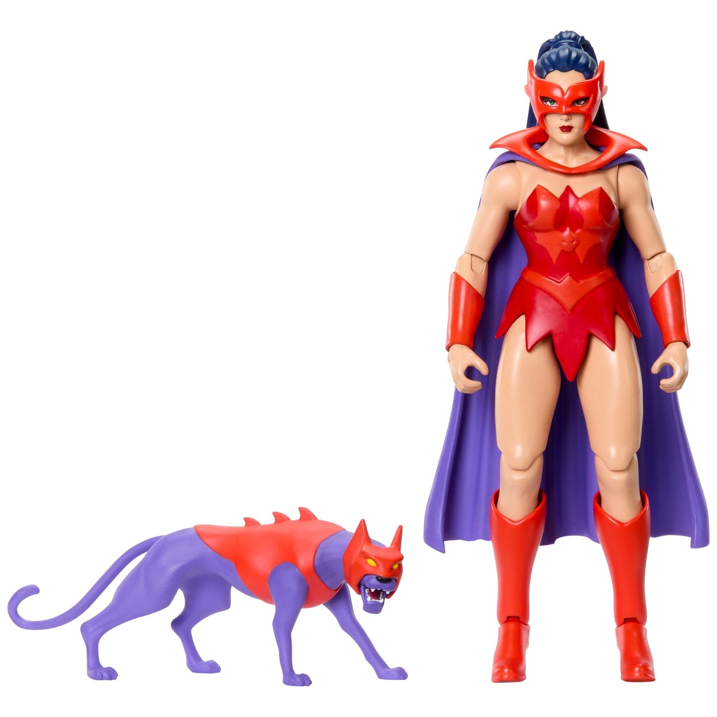 Masters of the Universe Origins Figura de Ação Cartoon Collection Catra de 5.5 polegadas