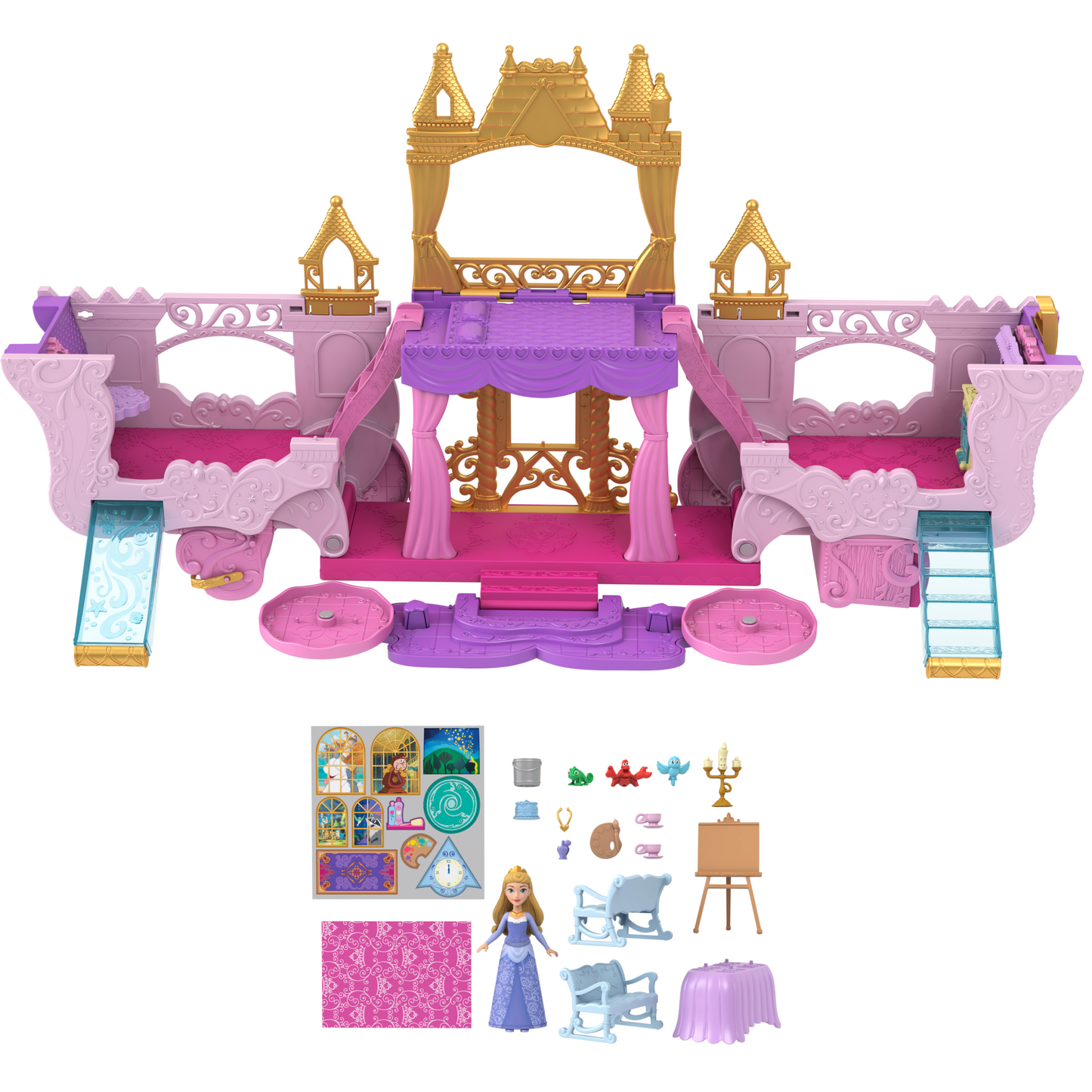 Disney Princesa Set de Juego Carruaje Transformación Mágica