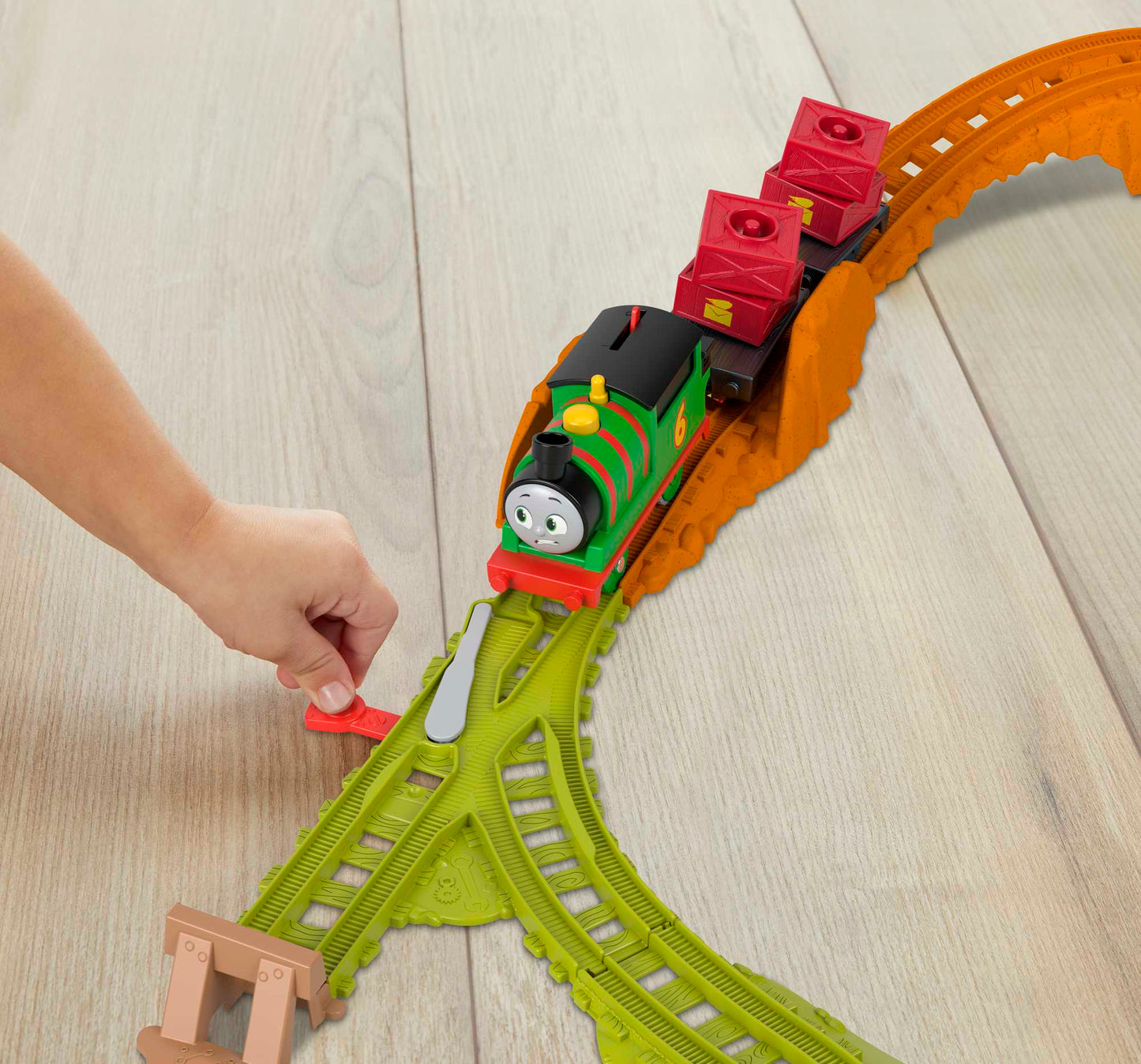 Thomas et ses Amis La Tournée de Livraison de Percy, Locomotive Mot.