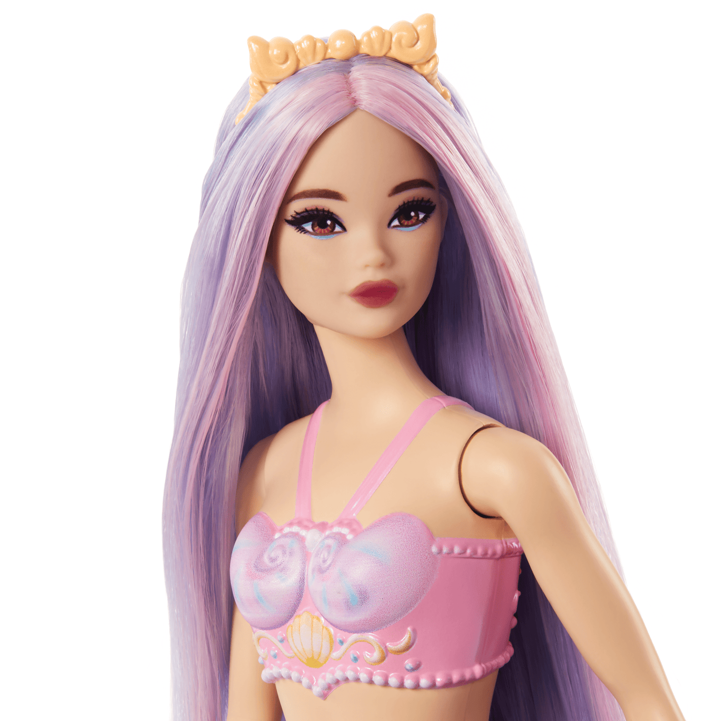 Barbie-Poupées Sirènes Avec Cheveux et Nageoire Colorés et Serre-Tête