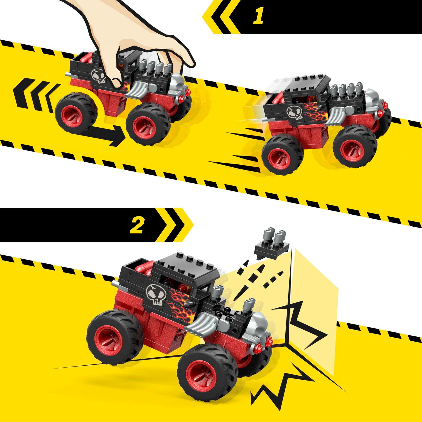 Mega™ Hot Wheels® Smash & Crash Parcours Bone Shaker™