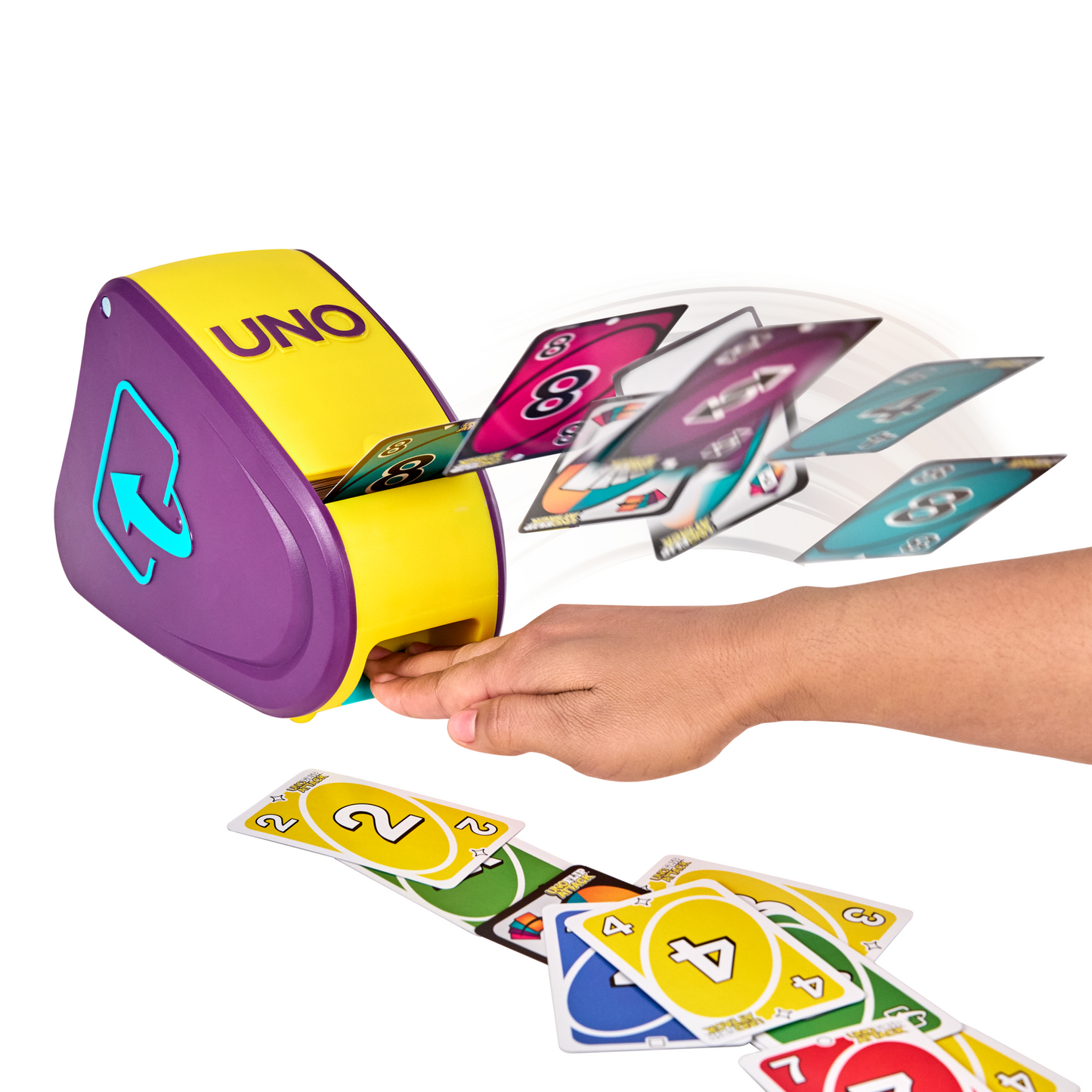 UNO Flip Attack Card Game For Family Nights, Game Nights, Travel, Camping & Parties