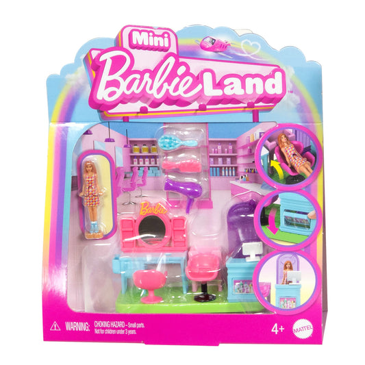 Barbie Mini BarbieLand Conjunto de Brinquedo Estética com Mini Boneca