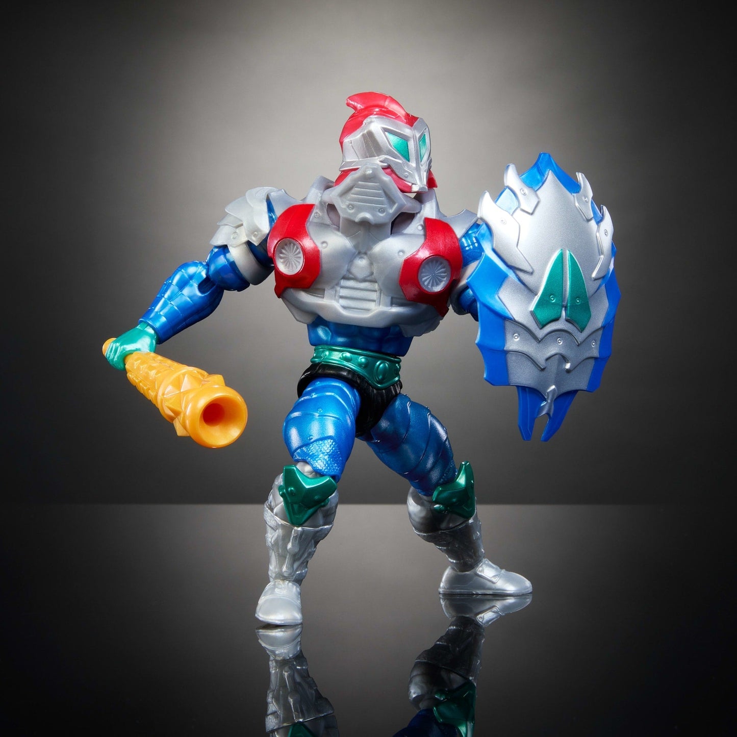 Masters of the Universe Tartarugas of Grayskull Figura de Ação Mekaneck de 5.5 polegadas