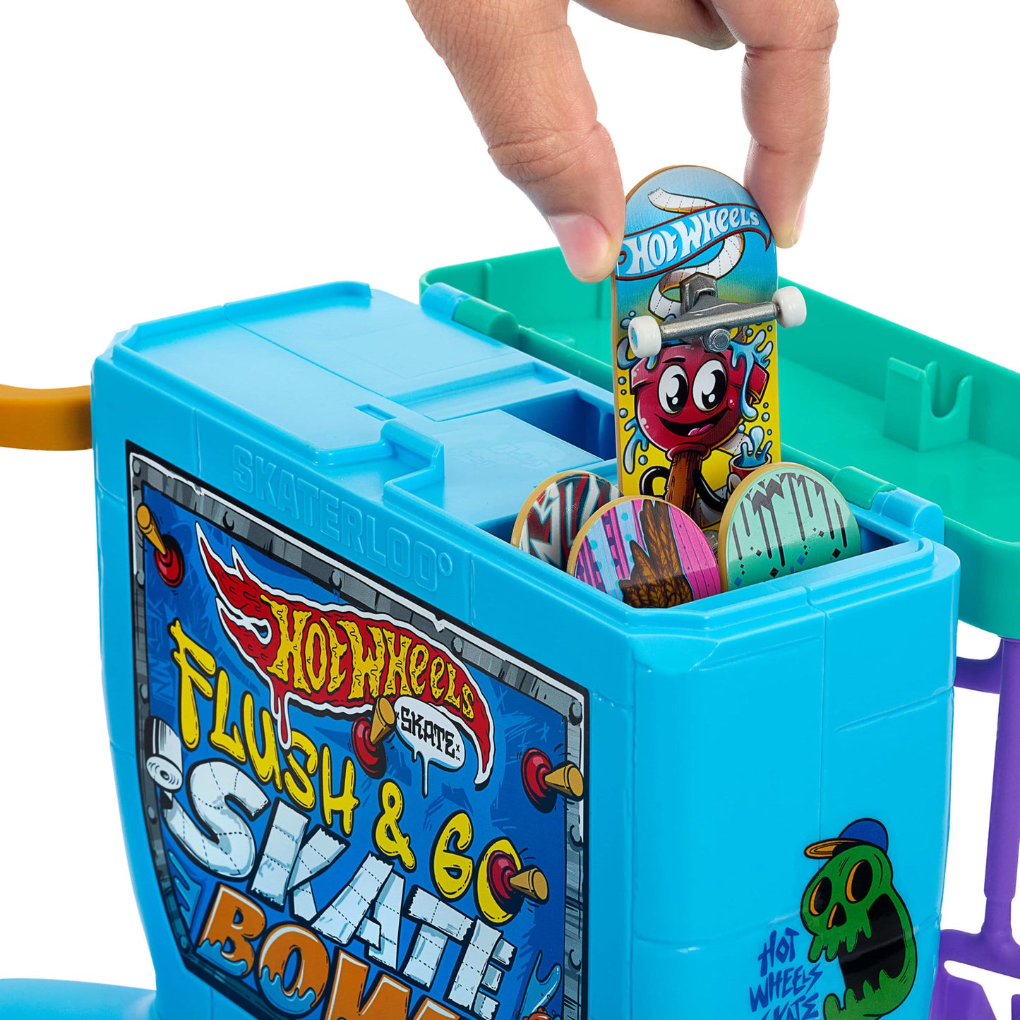 Hotwheels Skate-Tirez La Chasse: C’Est Parti!-Coffret Fingerboard
