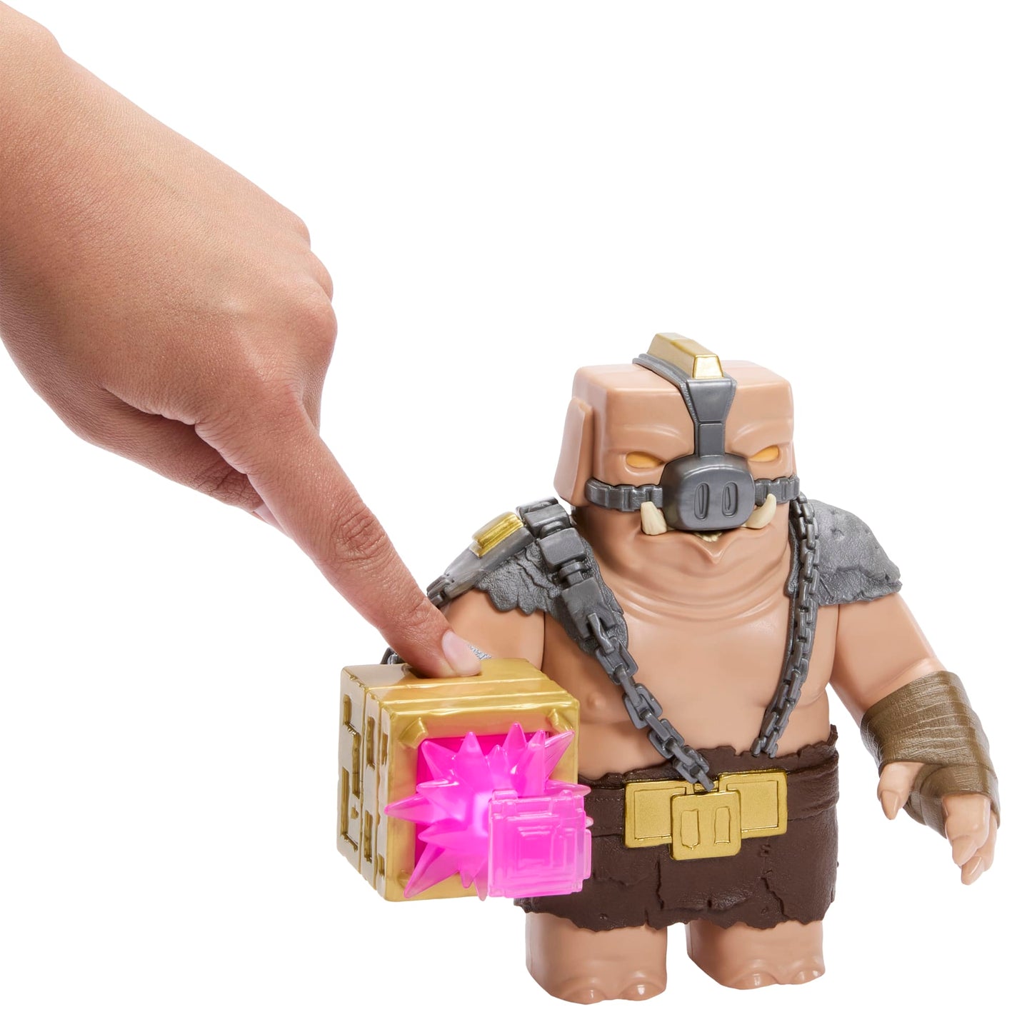 Minecraft – Figurine Surdimensionnée – Grand Cochon Mode Combat, Sons