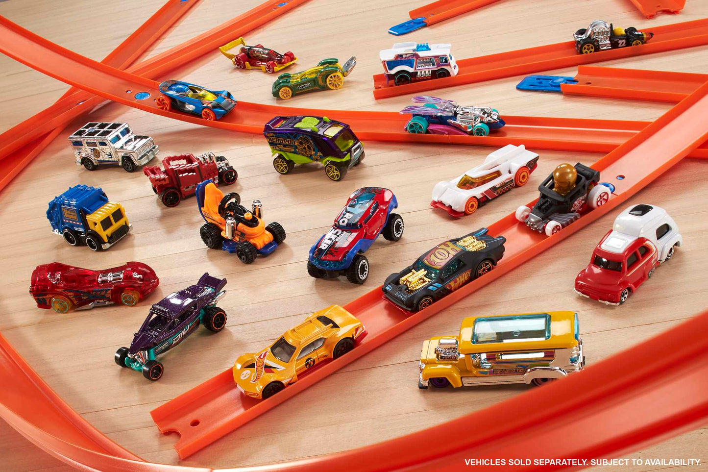 Hot Wheels Cars, Set Of 50 Toy Cars, Trucks & AIrcraft in 1:64 Scale